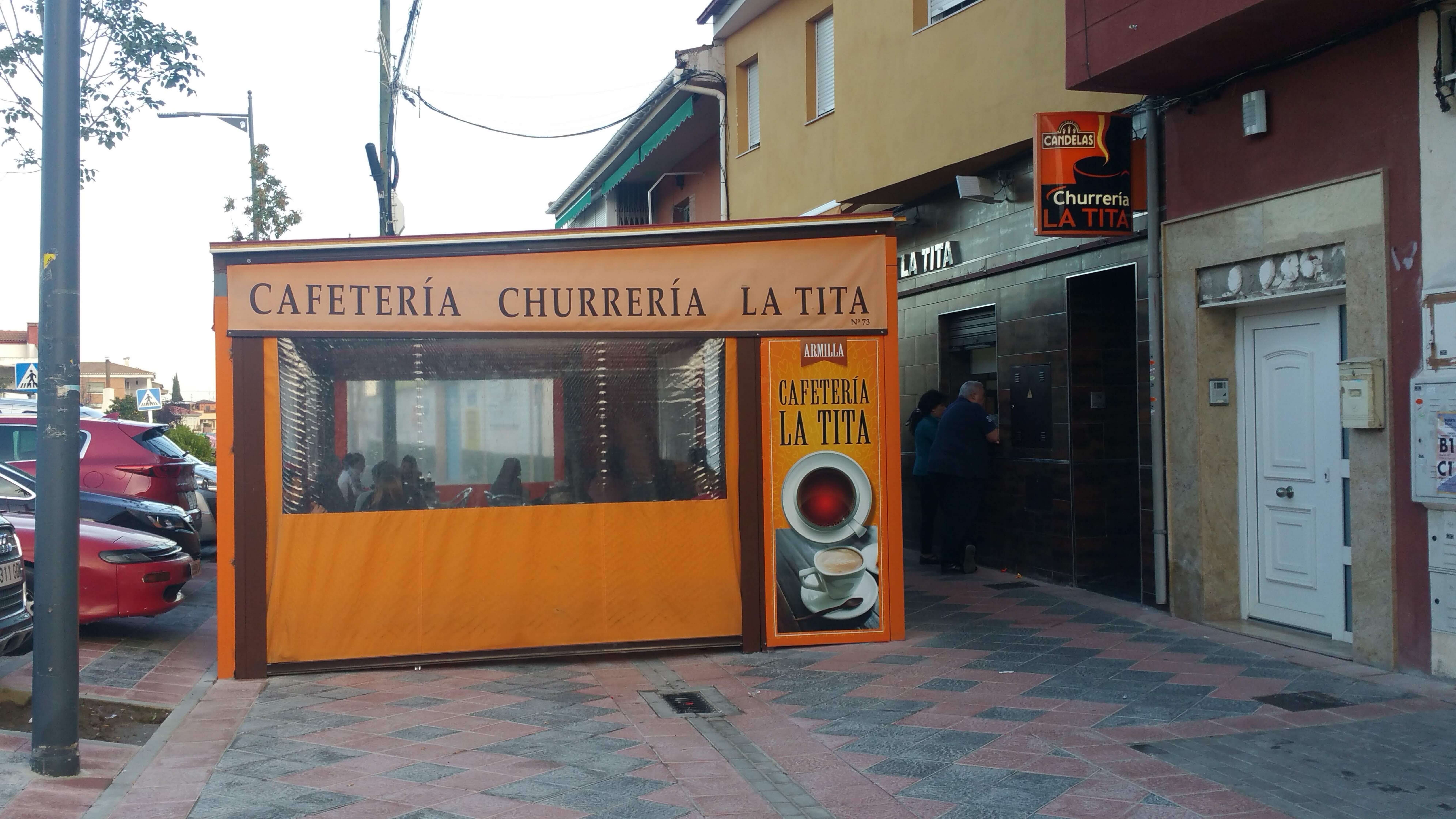 Exterior de la Cafetería